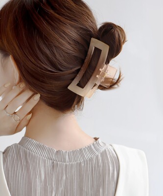 ANEMONE抓夹日系渐变方形头饰