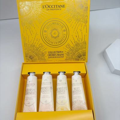 专柜欧舒丹护手霜礼盒30ml乳木果黎明山茶午后柑橘月夜浆果樱花