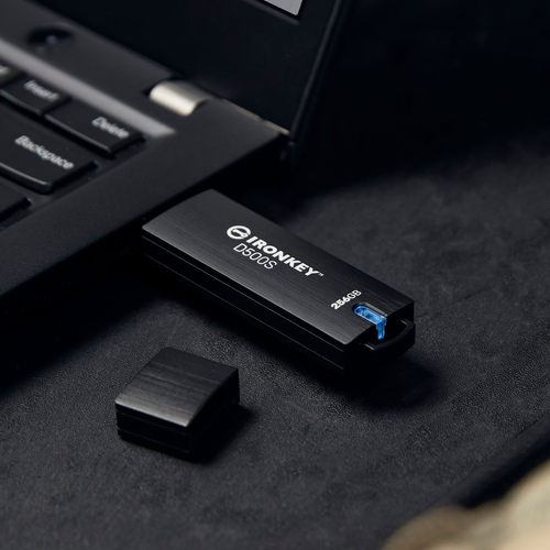 金士顿高速USB 3.2 防水防尘 128G IronKeyD500S闪存盘 读260MB/S