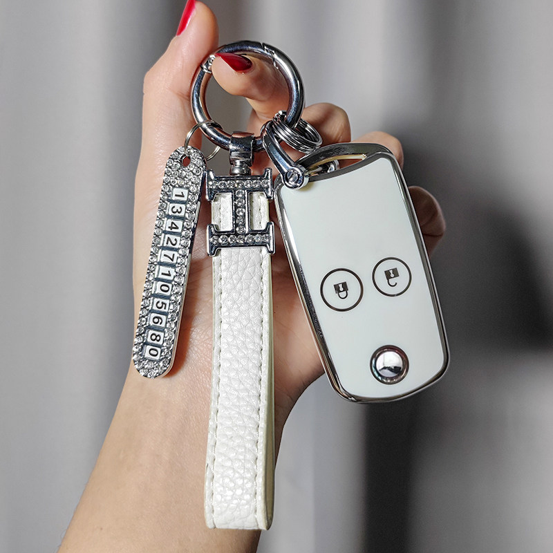 适用本田九代思域钥匙套8代雅阁老款思铂睿壳歌诗图CRV折叠钥匙包