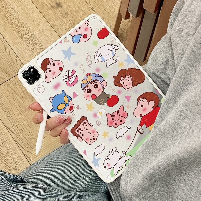 卡通2025款ipad11亚克力air7保护壳11寸适用苹果平板8第十代9透明防摔7平板6个性5防弯A2602硬壳第九代10.2寸