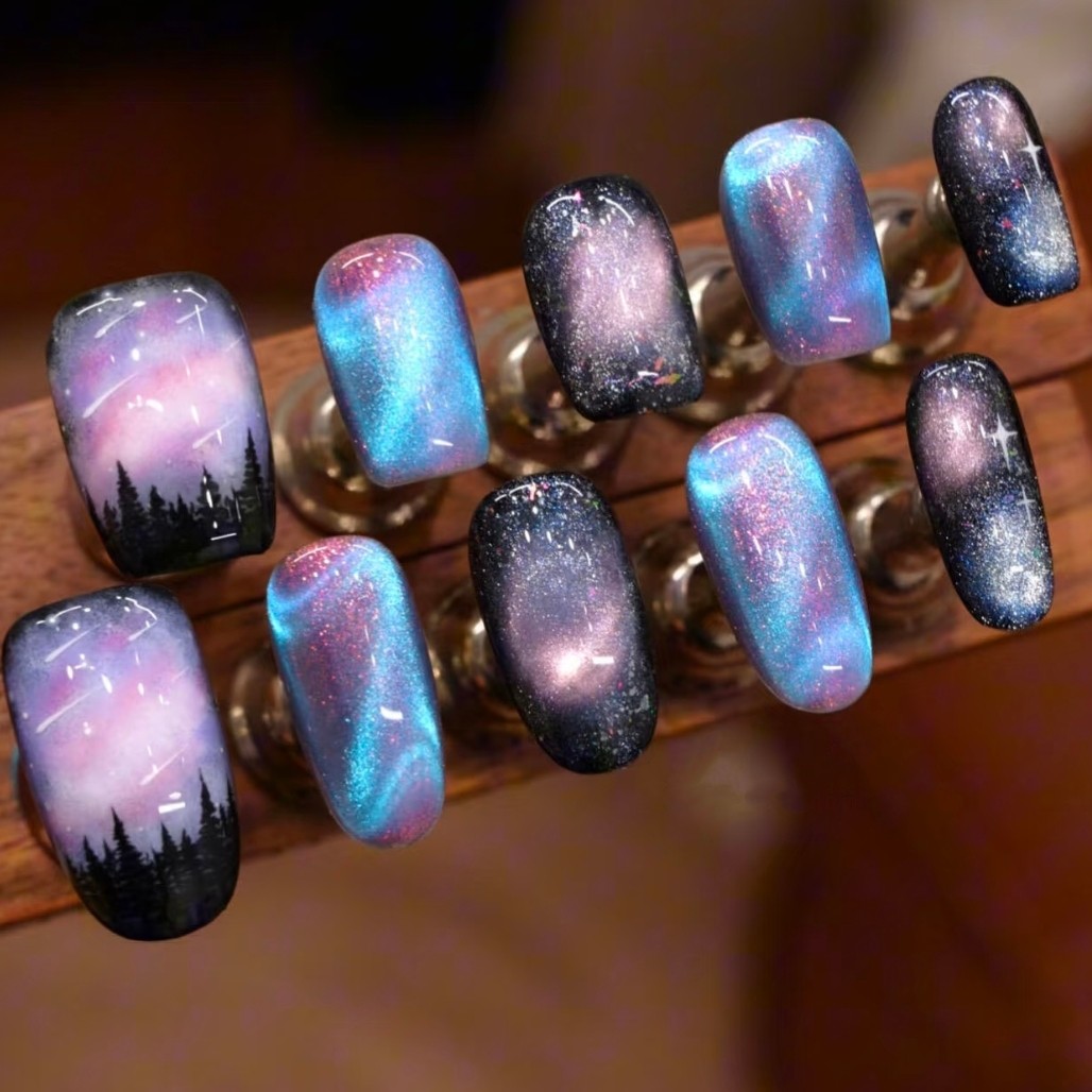 极光星林穿戴甲梦幻星空风