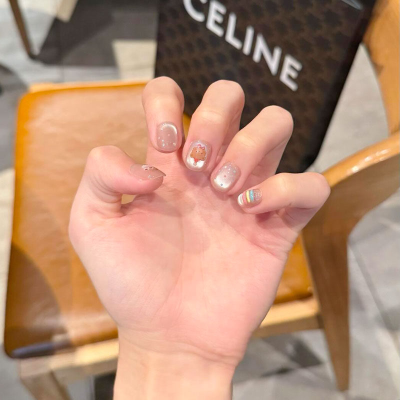 蛋糕小熊波点猫眼穿戴甲可爱少女清新简约显白新短款豆豆没甲贴片,彩妆/香水/美妆工具,穿戴甲/甲片,淘宝优惠券,粉丝福利购,淘宝优惠卷