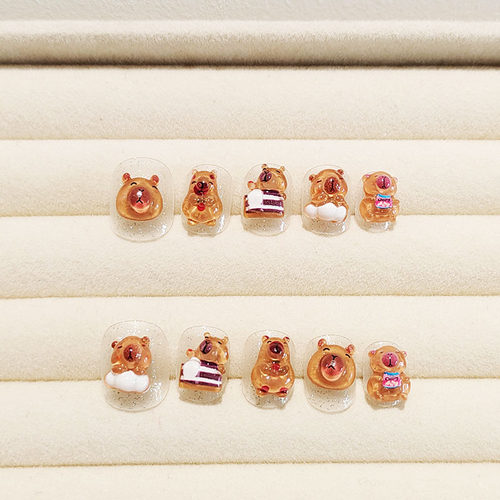 卡皮巴拉穿戴甲可爱卡通