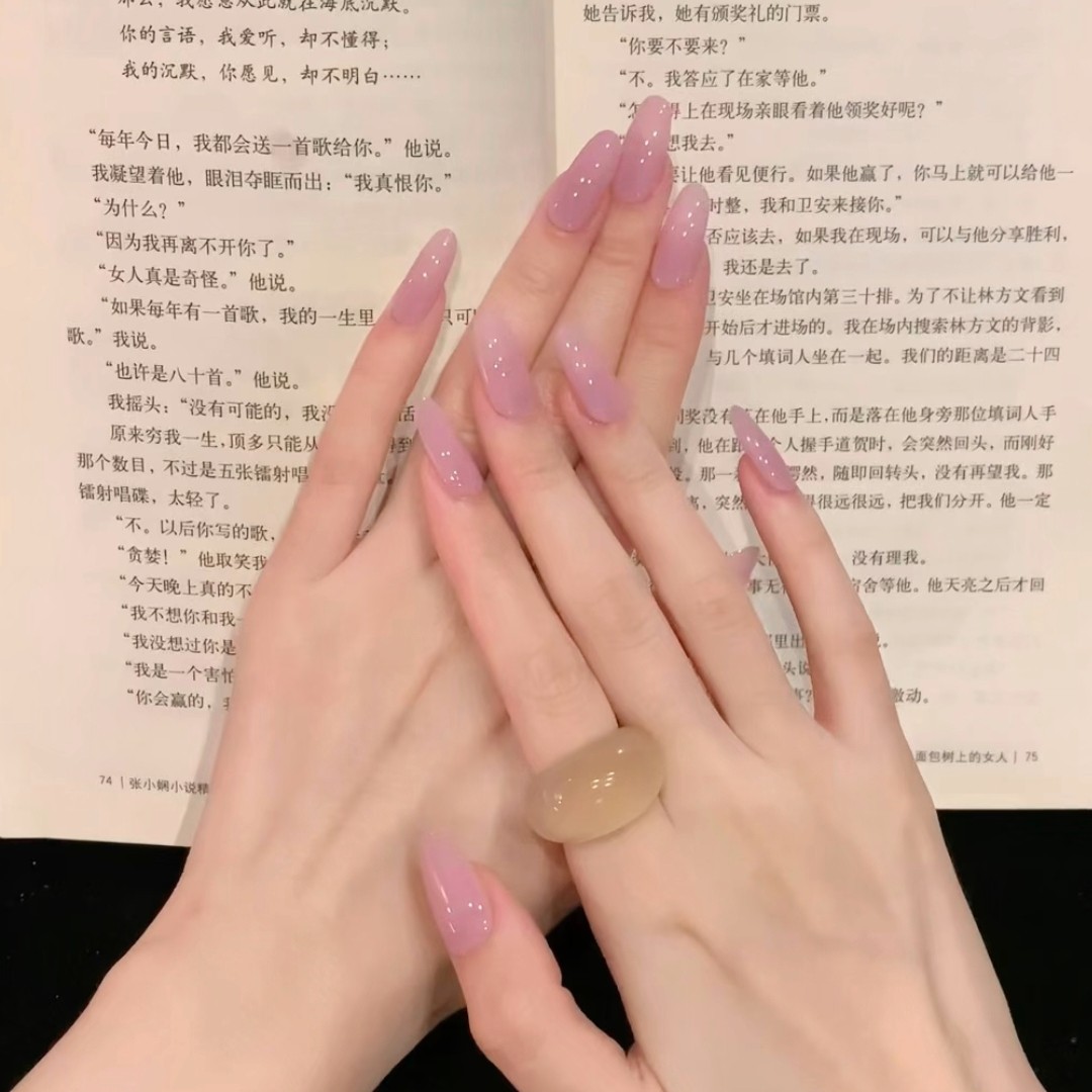香芋紫调穿戴甲仙气温柔少女感
