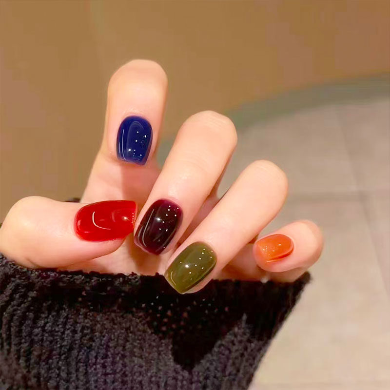 五色斑斓穿戴甲多巴胺简约