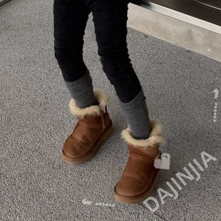 大金家童装日系韩版百搭宝宝冬季百搭冷灰灰色色高筒弹力袜