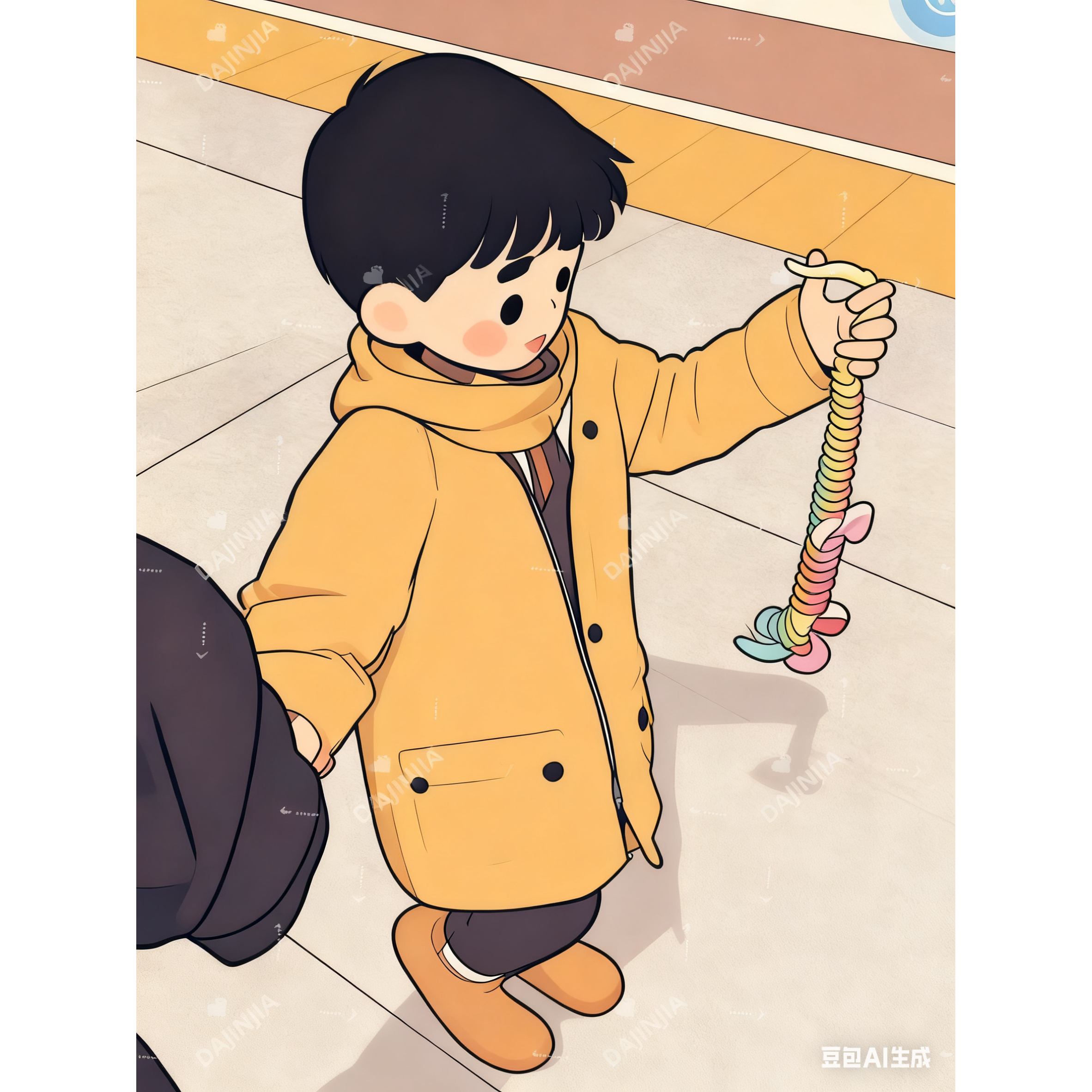 25新款B潮牌格纹连帽国潮90白鸭绒中长款男女宝高定羽绒服外套