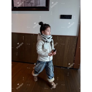 香香香香香香小香风字母撞色巨软糯冬季 围巾