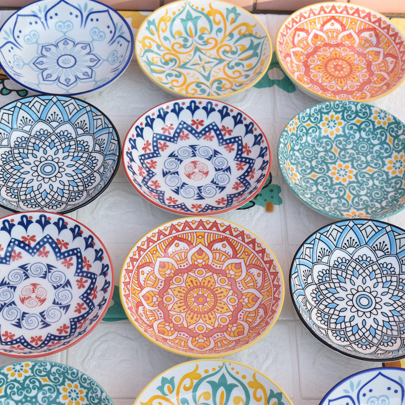 新品5.5寸陶瓷碟子北欧简约家用