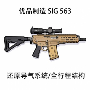 优品制造-SIG 563玩具枪套件全行程结构代组成品LDX7075模型软蛋