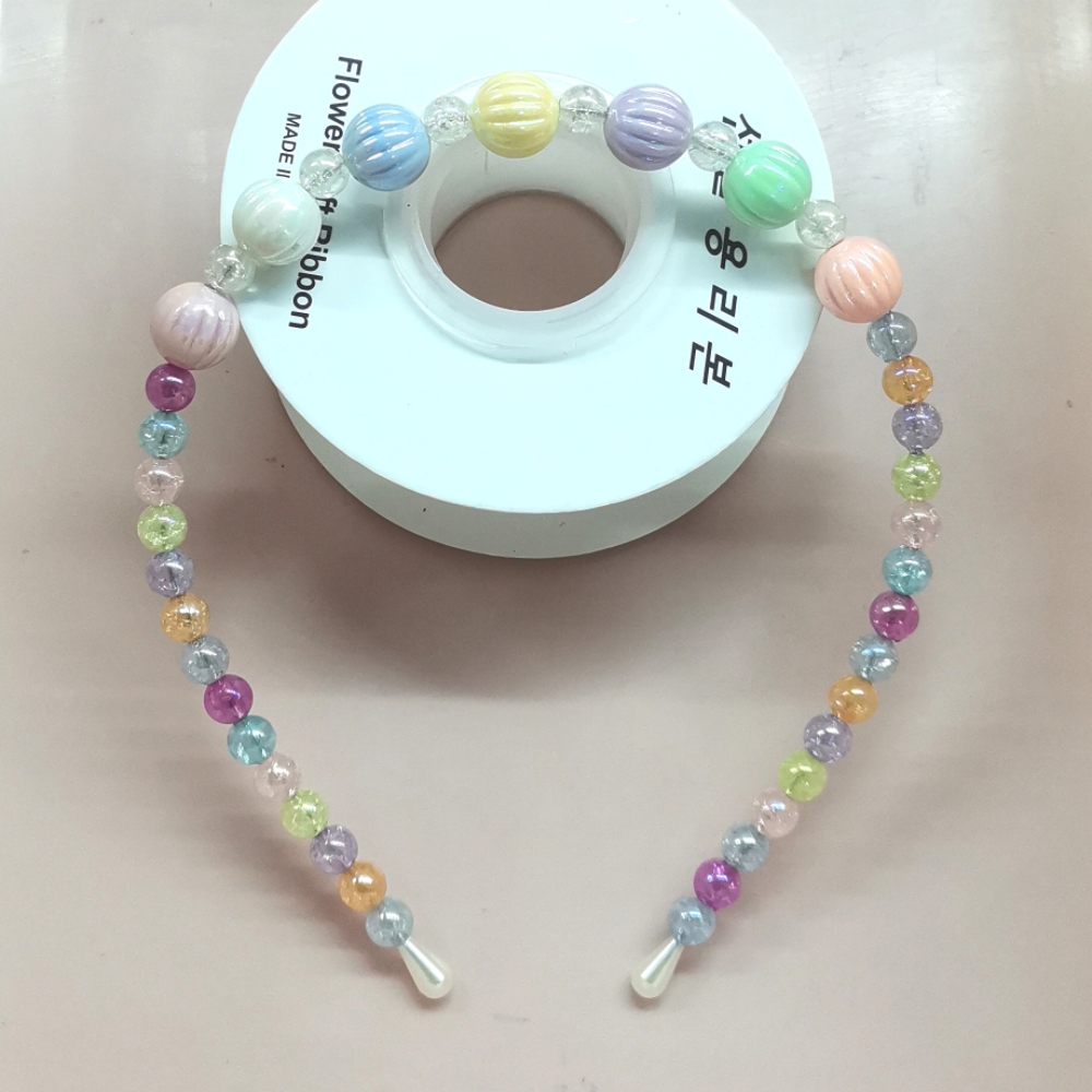 网红珍珠发箍手工细高级感头箍女士外出百搭洗脸发捆水钻刘海头饰
