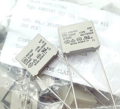 ISKRA阿珂法MKP 0.22uf 224 220NF 275V 305V 薄膜电容 KNB1560