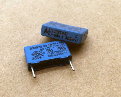 EPCOS西门子 安规电容 683 305V 15MM B32922C3683K 68NF 0.68UF