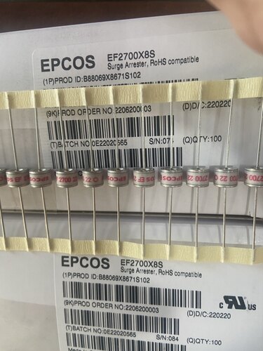 西门子EPCOS 放电管 EF27000X8S B880069X8671S102  EF2700