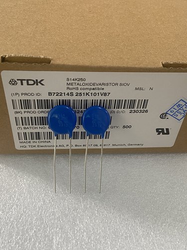 B72214S0251K101 西门子 EPCOS 压敏电阻 S14K250 原装进口