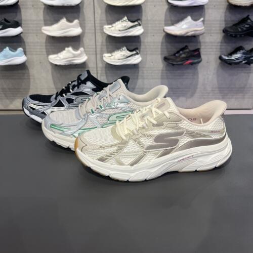 Skechers斯凯奇女士闪穿一脚蹬缓震耐磨舒适运动专业跑步鞋129223