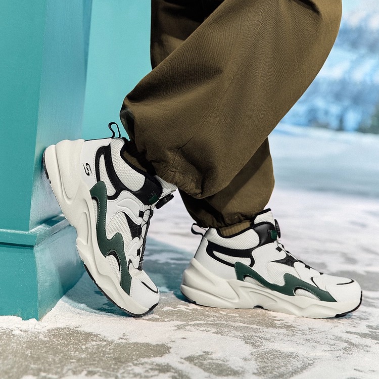 Skechers斯凯奇踏浪绒绒靴儿童秋冬加绒高帮405331L雪地靴319257L