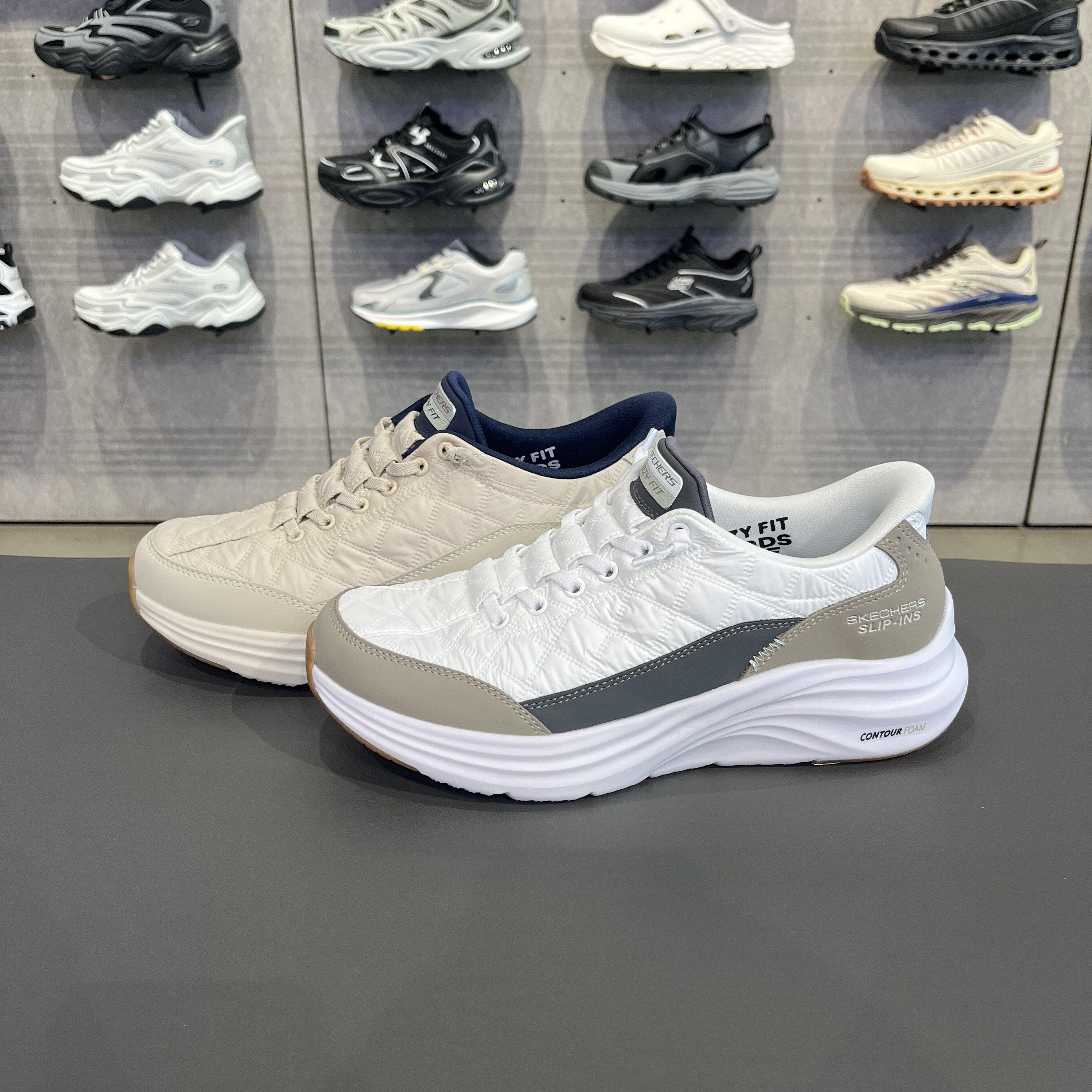 Skechers斯凯奇男士云感悠步鞋一脚蹬闪穿轻盈休闲运动鞋232619,运动鞋new,运动休闲鞋,淘宝优惠券,粉丝福利购,淘宝优惠卷