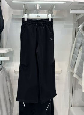 Skechers斯凯奇秋冬儿童美式复古加绒保暖直筒宽松长裤L425K114