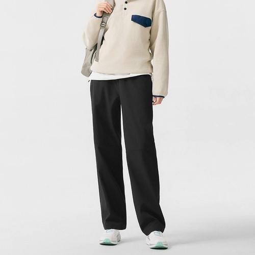 Skechers斯凯奇秋冬女士抗皱闪穿宽松直筒休闲舒适长裤P325W146