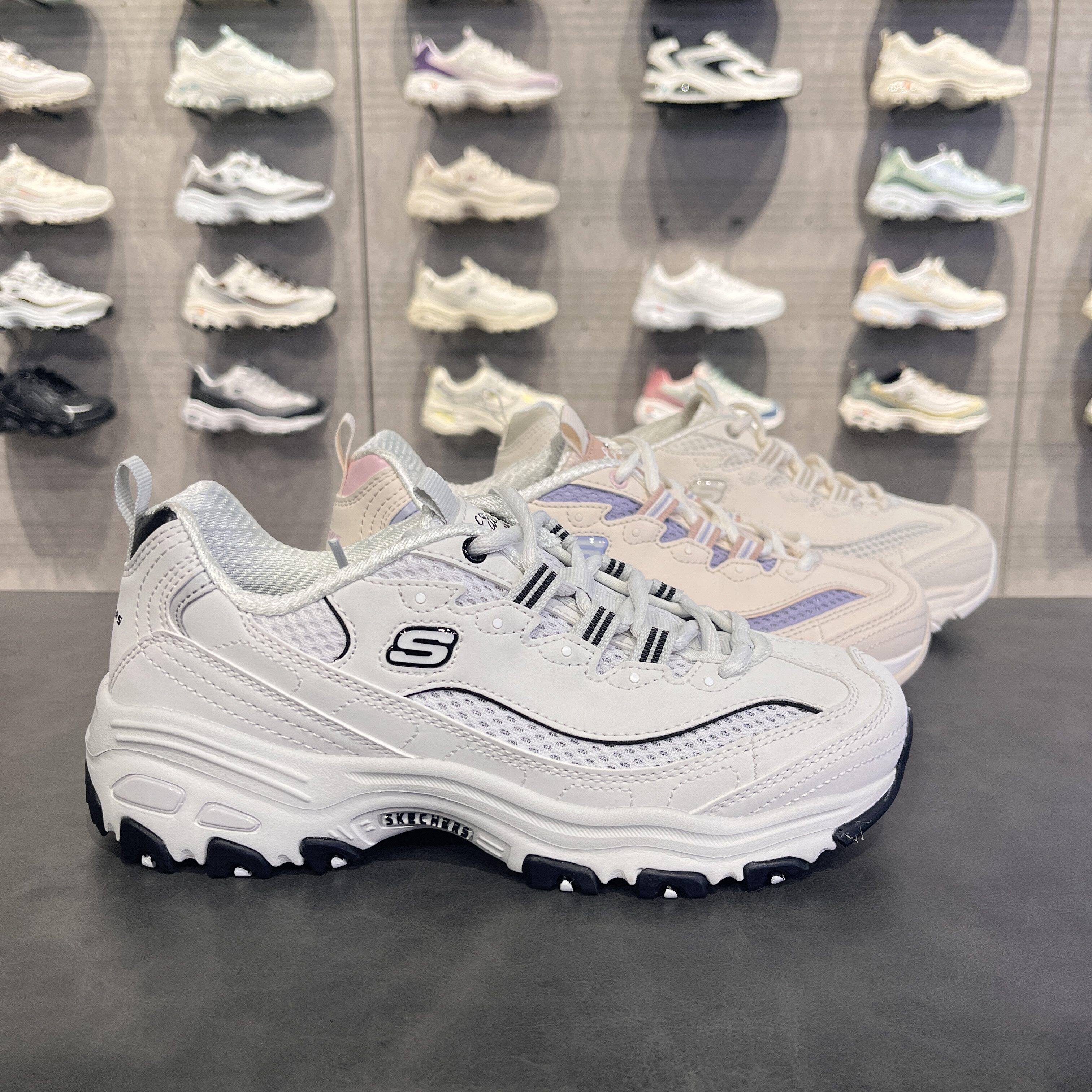 Skechers熊猫鞋老爹鞋熊猫鞋