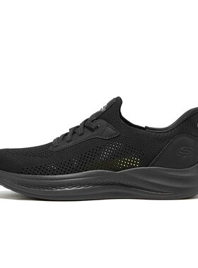 Skechers斯凯奇男士一脚蹬闪穿鞋轻盈透气舒适休闲运动鞋211086