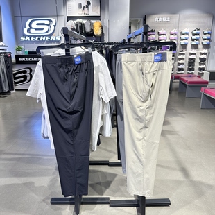 Skechers斯凯奇男士直筒显瘦亲肤舒适防泼水休闲梭织长裤P226M125