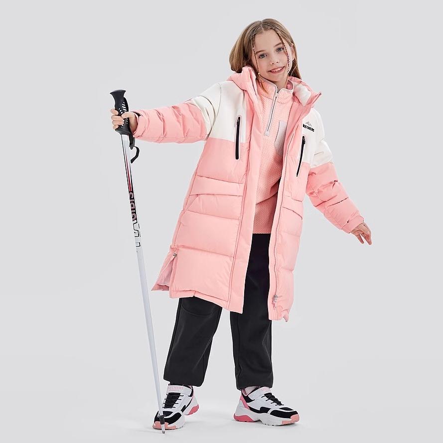 斯凯奇女童款简约保暖羽绒服