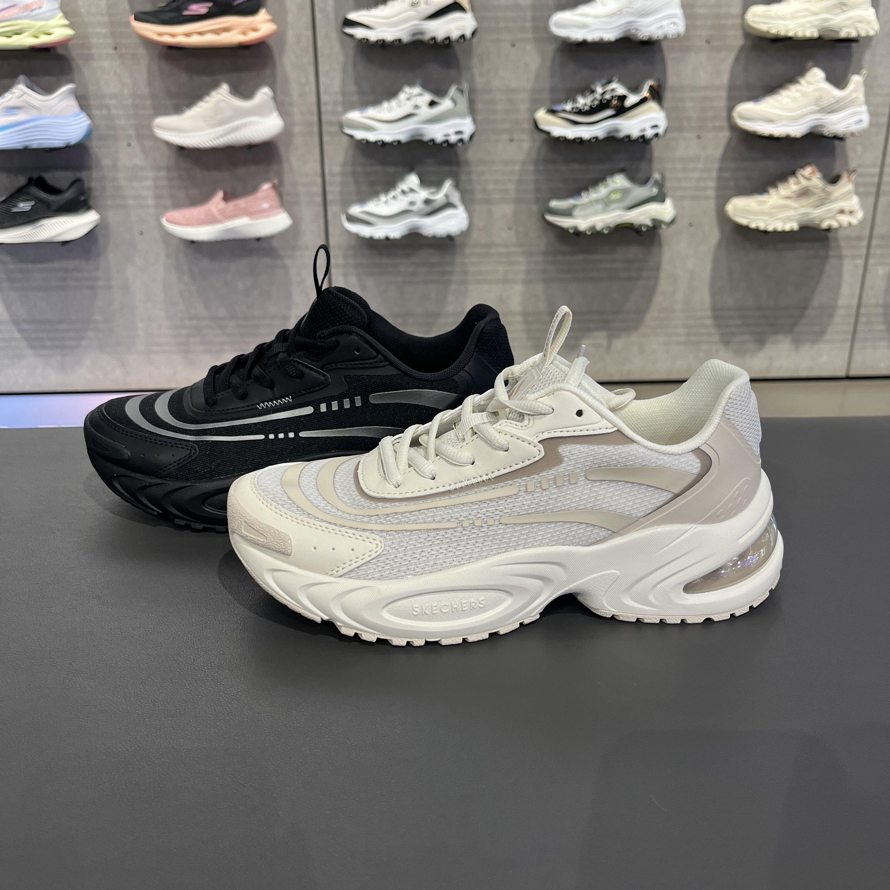 Skechers斯凯奇漫月鞋男女气垫缓震回弹运动177607老爹鞋183191