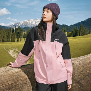 Skechers斯凯奇男女魔方冲锋衣三合一连帽P425M136外套P325W123