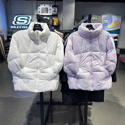 Skechers斯凯奇x哆啦A梦联名儿童秋冬蓄热保暖立领羽绒服L425K092