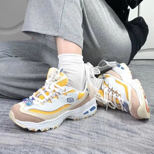 LITES熊猫鞋 清仓特价 Skechers斯凯奇女鞋 厚底D 13146 运动休闲鞋