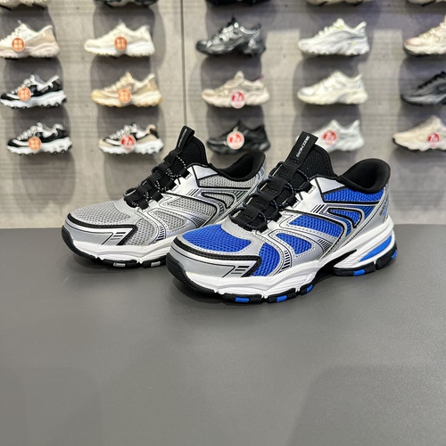 Skechers斯凯奇男童闪穿鞋轻质缓震耐磨休闲户外老爹鞋419102L