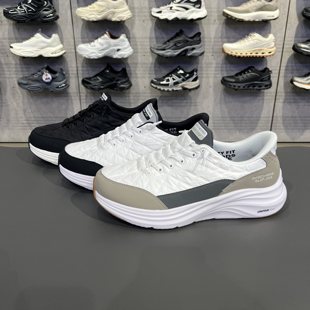 Skechers斯凯奇男士云感闪穿鞋宽楦鞋掌加宽一脚蹬运动鞋232619W