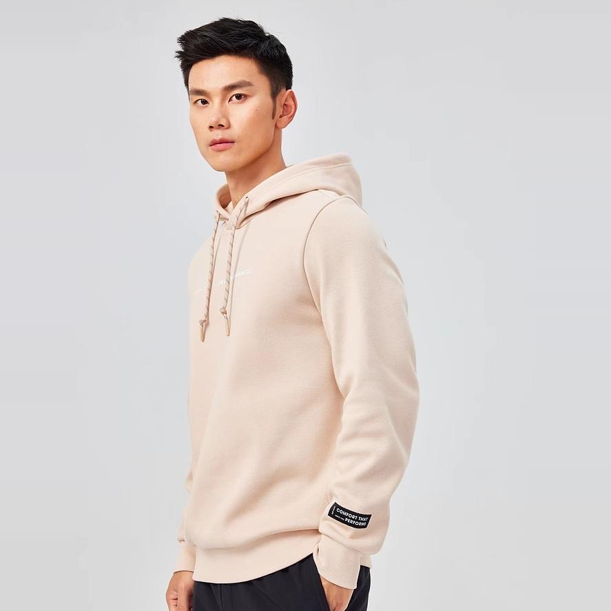 斯凯奇男款连帽针织卫衣