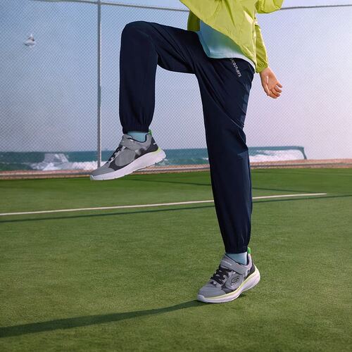 Skechers斯凯奇儿童中性宽松舒适透气束脚休闲运动长裤P226K019