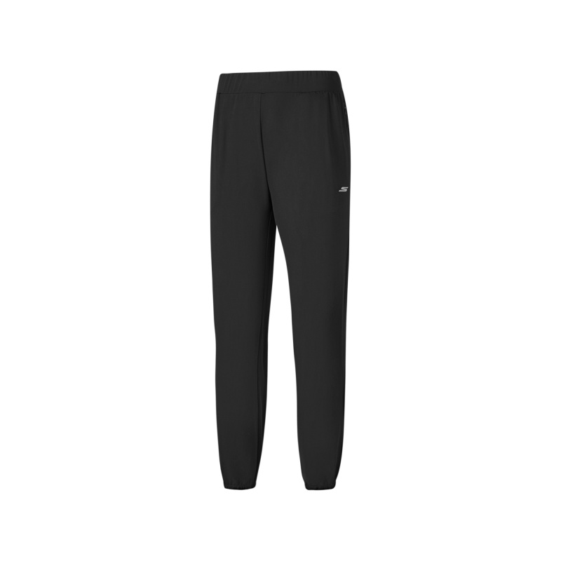 Skechers斯凯奇女士秋季舒弹亲肤休闲运动针织束脚长裤P325W112