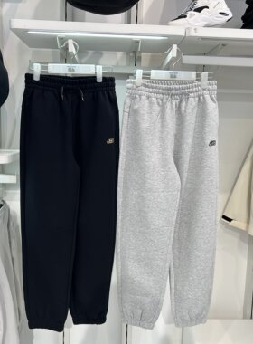 Skechers斯凯奇男童秋冬简约宽松舒适百搭束脚休闲针织裤L126B020