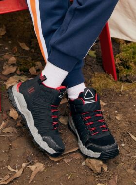 Skechers斯凯奇秋冬男童户外保暖舒适轻便休闲运动鞋短靴97900L