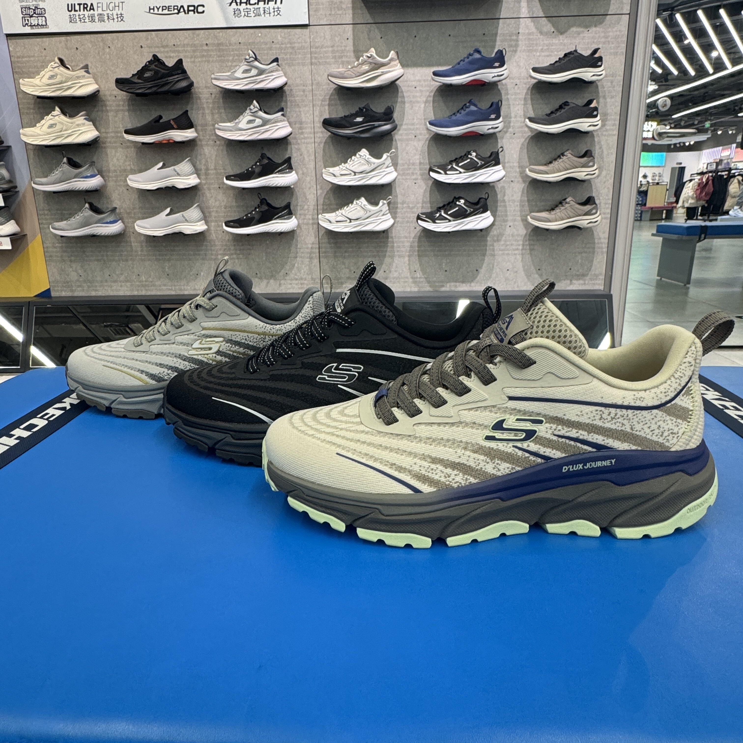 Skechers斯凯奇男士运行户外鞋舒适透气缓震耐磨休闲运动鞋237416