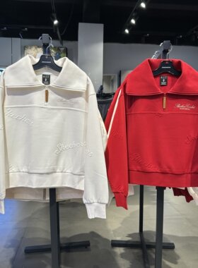 Skechers斯凯奇新年款马年限定女子半开领宽松亲肤卫衣L126W007