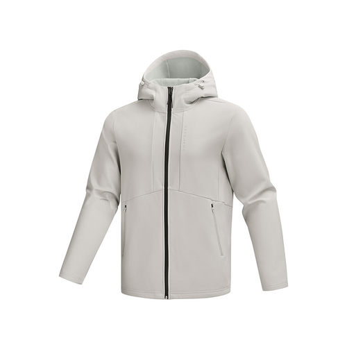 Skechers斯凯奇男士秋冬加绒保暖远红外连帽梭织休闲外套P425M029