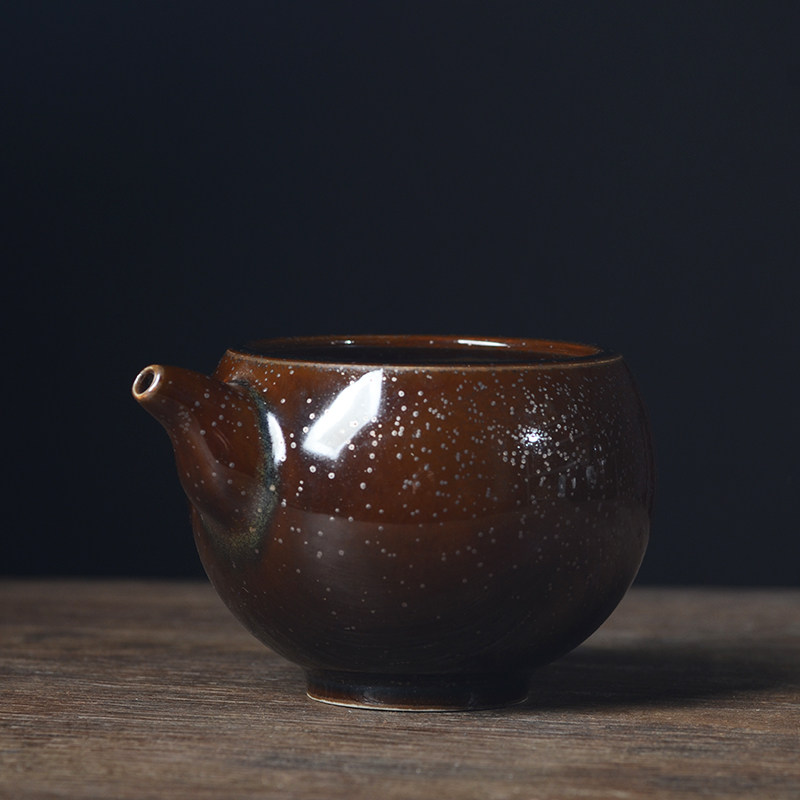 景德镇 高温瓷金属釉长嘴公道杯 功夫茶具手工制作公杯 分茶器