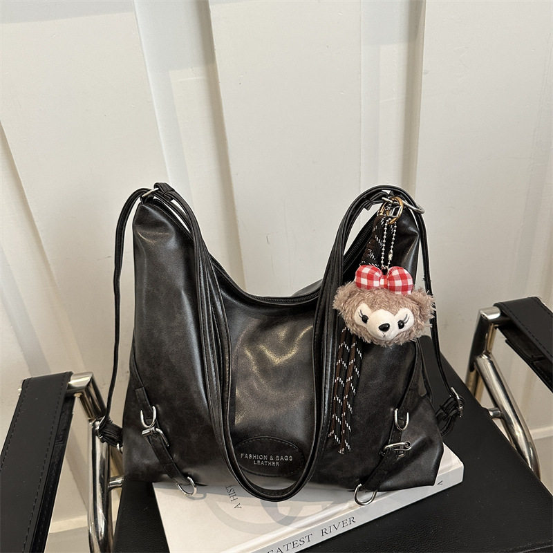 小夏商铺灬新款休闲通勤大容量女百搭包洋气双肩后背包单肩托特包