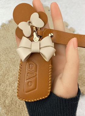 专用于新大众高尔夫8钥匙套rline途昂X揽境id4x真皮id6x可爱pro女