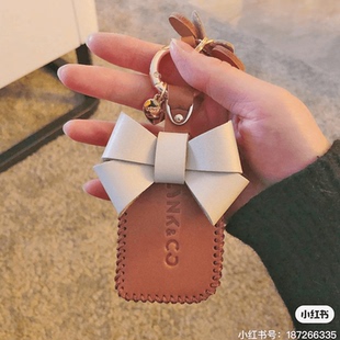 真皮专用于01领克05钥匙套06车钥匙包扣壳09可爱网红米老鼠创意女