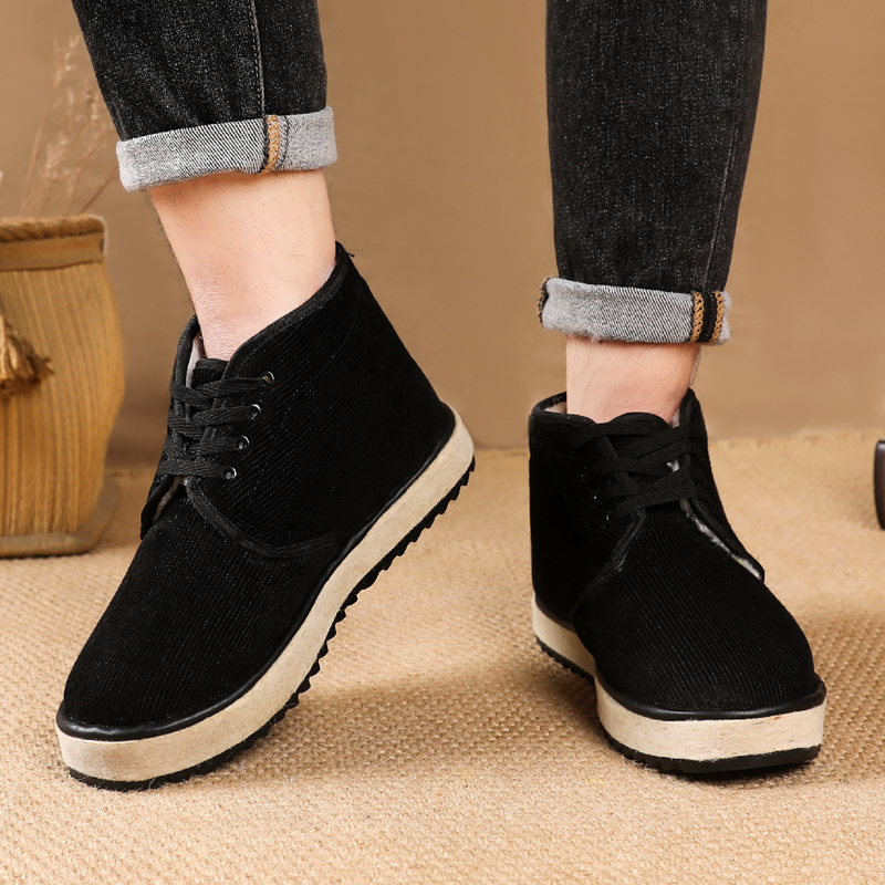 包邮冬季东北传统手工千层底棉鞋