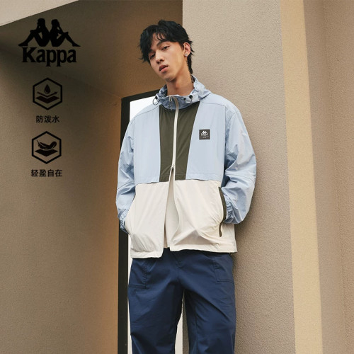 Kappa卡帕男装夏季新款运动上衣防泼水防风衣长袖外套K0F32FJ71