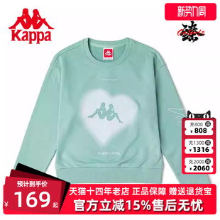 K0C22WT04 运动休闲套头衫 Kappa卡帕女子针织圆领卫衣春季 新款